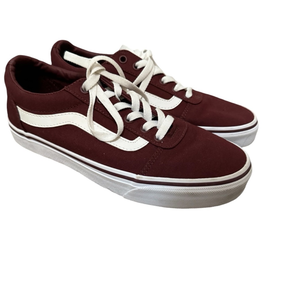 Vans Old Skool Platform Sneakers Shoes Women's Burgundy